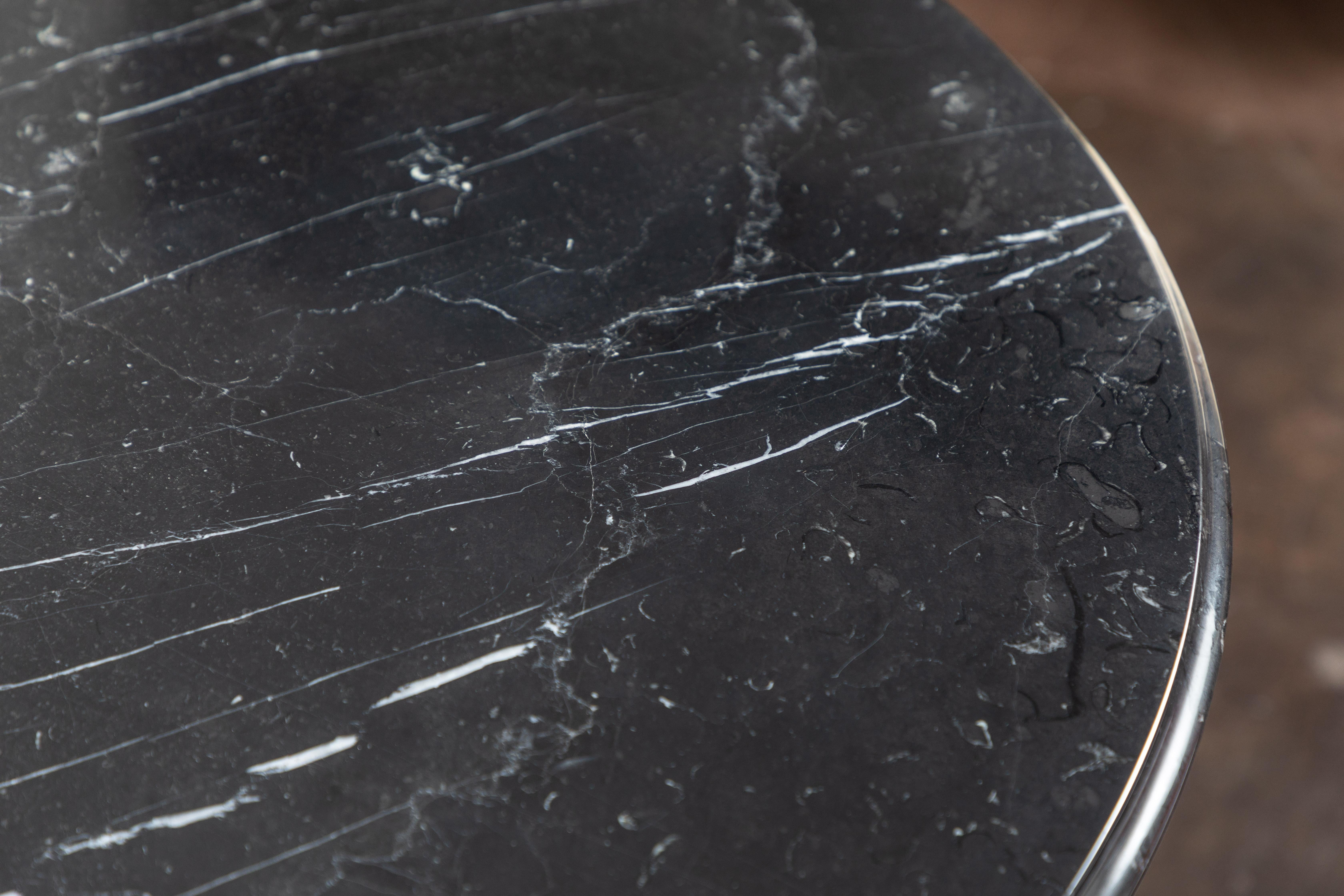 Late 20th Century Black Marble Dining or Centre Table