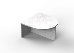 Tavolino da caffè "Fifty Oblong" in marmo nero, Sebastian Scherer