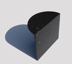 Black Marble "Fifty Tall" Coffee Table, Sebastian Scherer