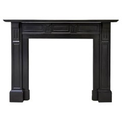 Used Black marble fireplace surround 19th Century