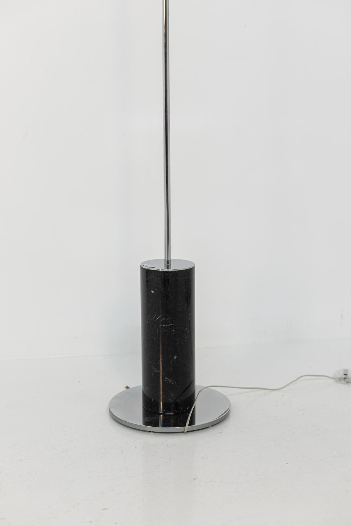 Contemporary Black Marble Floor Lamp by Vintage Domus For Sale
