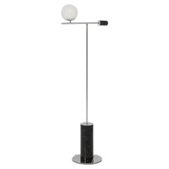 Black Marble Floor Lamp by Vintage Domus