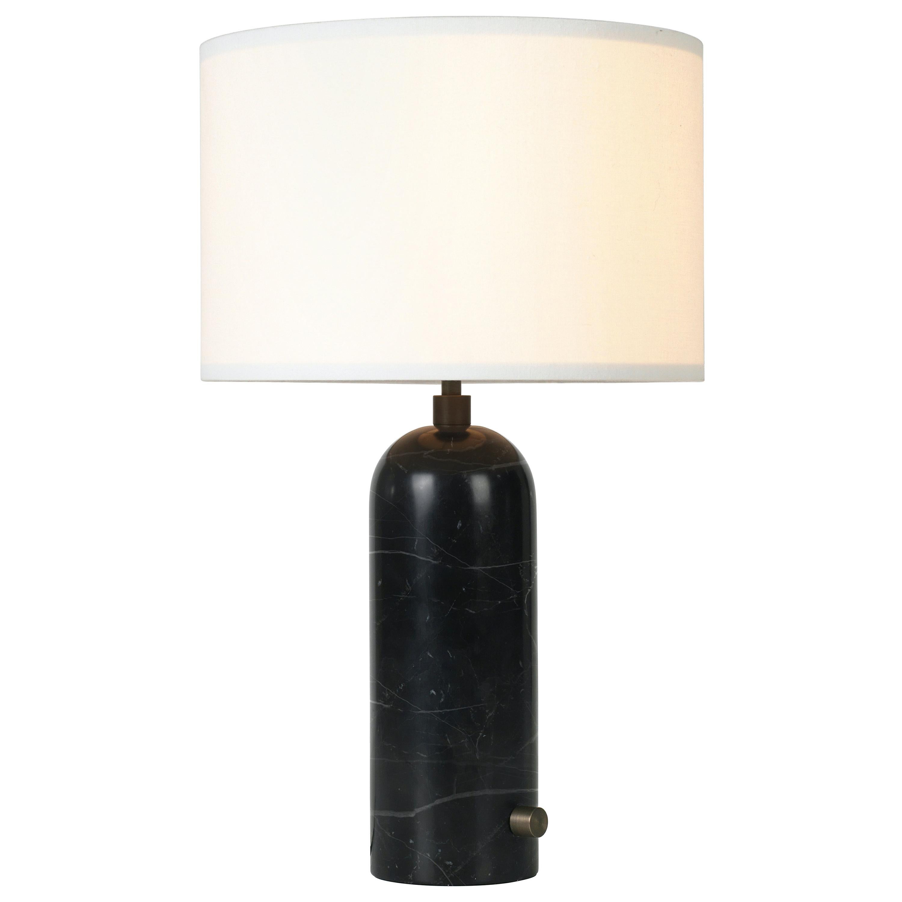 Grande lampe de bureau en marbre « Gravity » de Space Copenhagen pour Gubi en noir en vente