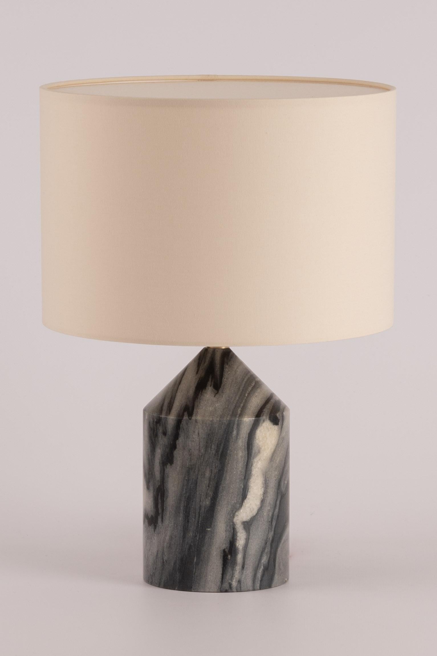 Black Marble Josef Table Lamp by Simone & Marcel
Dimensions: Ø 30 x H 41.5 cm.
Materials: Brass, cotton and black marble.

Also available in different marble, wood and alabaster options and finishes. Custom options available on request. Please