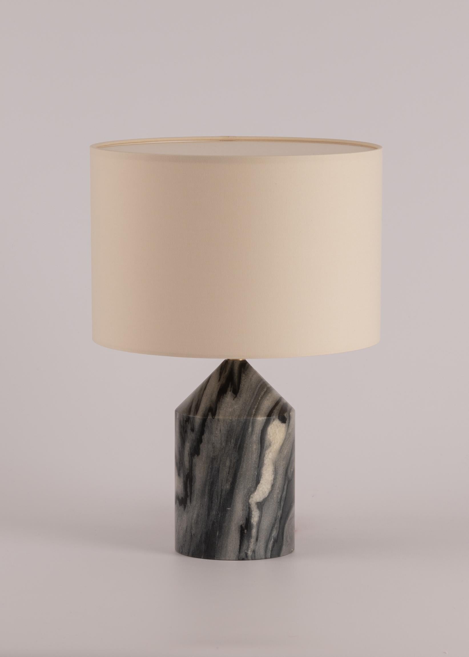 Black Marble Josef Table Lamp by Simone & Marcel In New Condition For Sale In Geneve, CH
