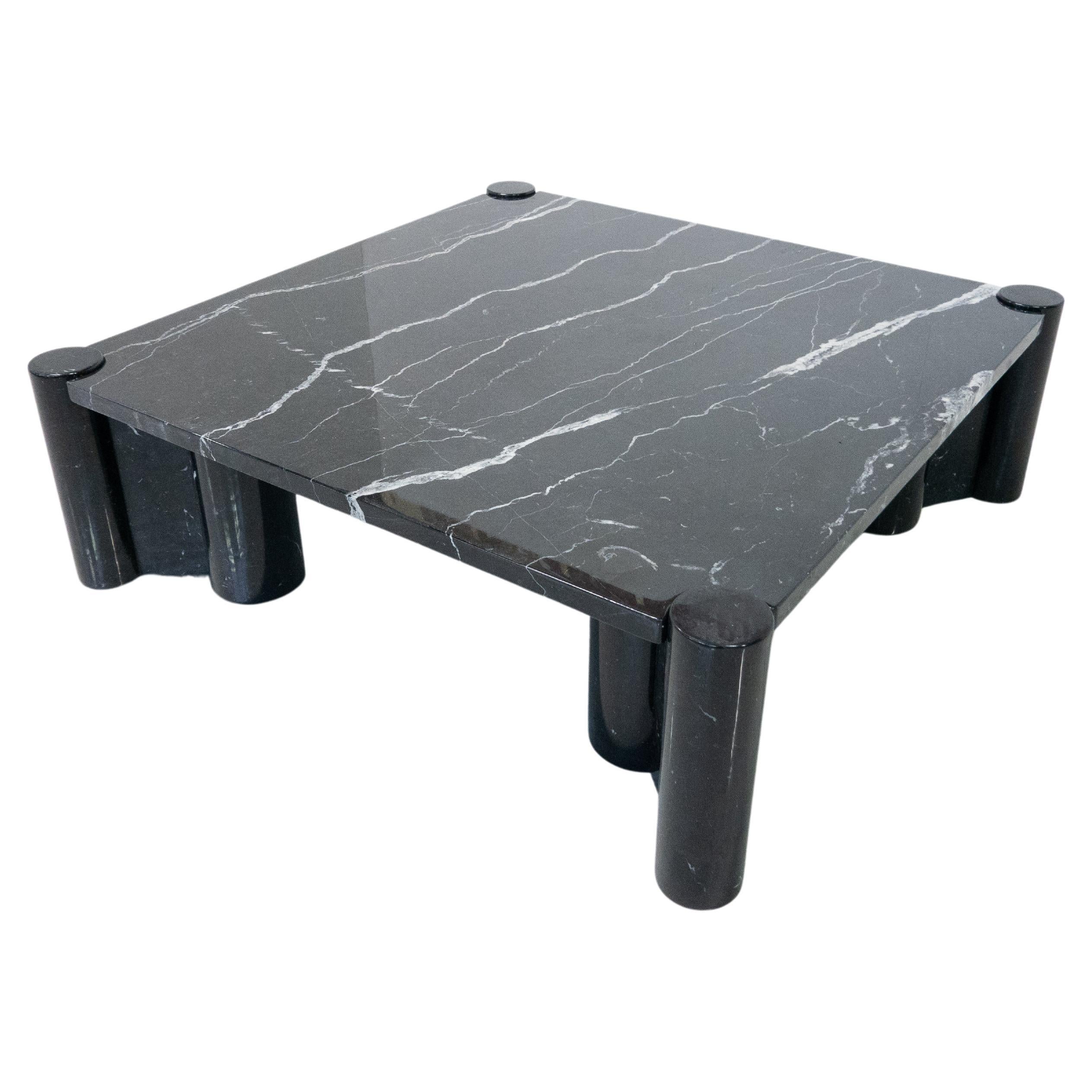 Black Marble Jumbo Coffee Table by Gae Aulenti for Knoll Inc, 1960s For Sale