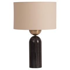 Black Marble Peona Table Lamp by Simone & Marcel