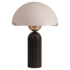 Peono-Tischlampe aus schwarzem Marmor von Simone & Marcel