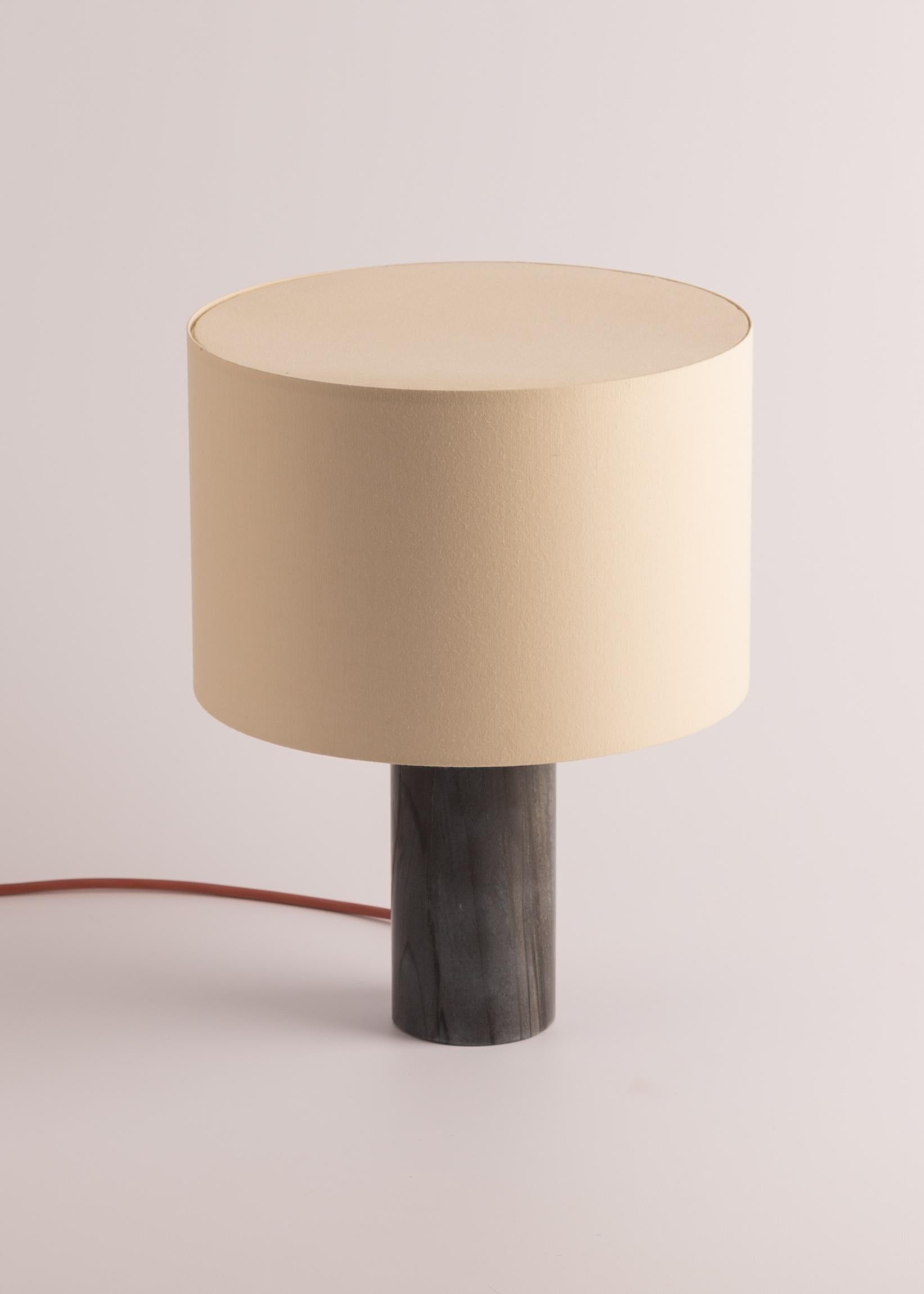 Black Marble Pipito Table Lamp by Simone & Marcel
Dimensions: Ø 30 x H 40 cm.
Materials: Cotton and black marble.

Also available in different marble and wood options and finishes. Custom options available on request. Please contact us. 

All our
