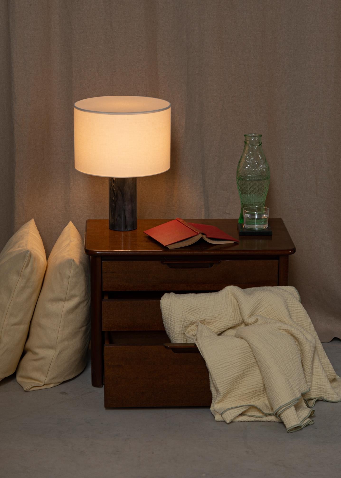 Lampe à poser Pipito en marbre noir par A Simon & Marcel Neuf - En vente à Geneve, CH