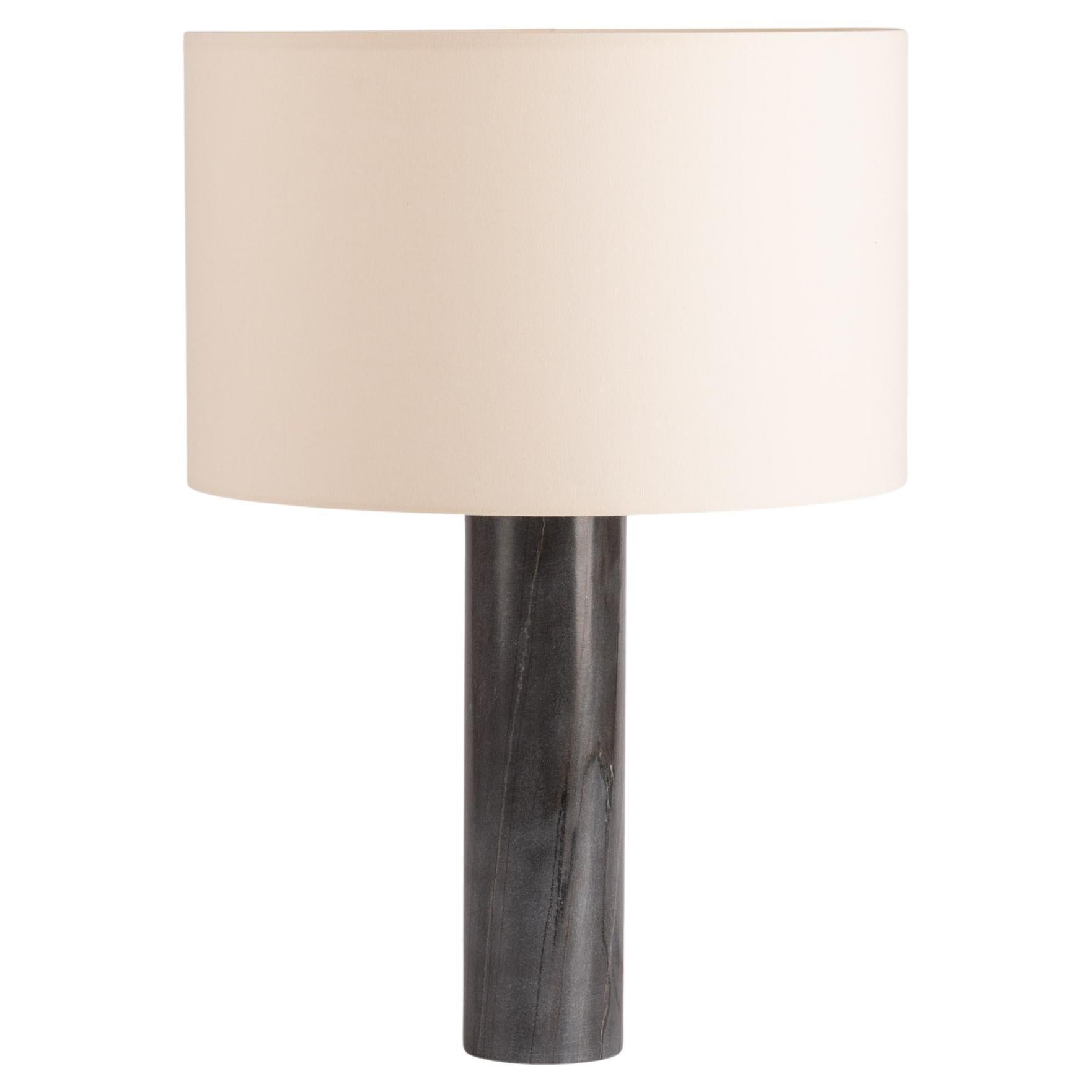 Black Marble Pipo Table Lamp by Simone & Marcel For Sale
