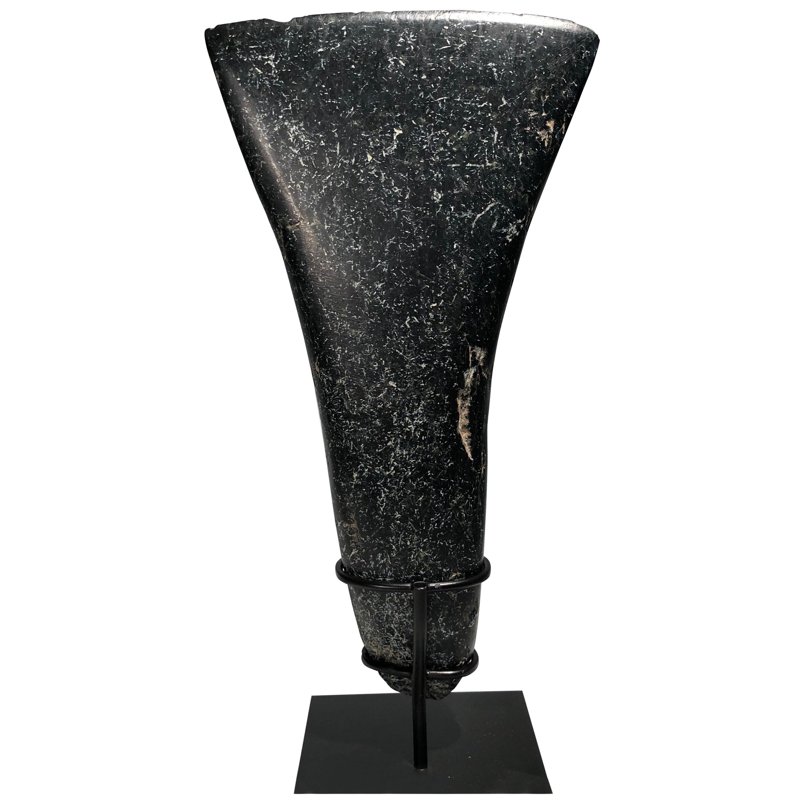 Black Marble Prehistoric Western Asiatic Ceremonial Axe For Sale