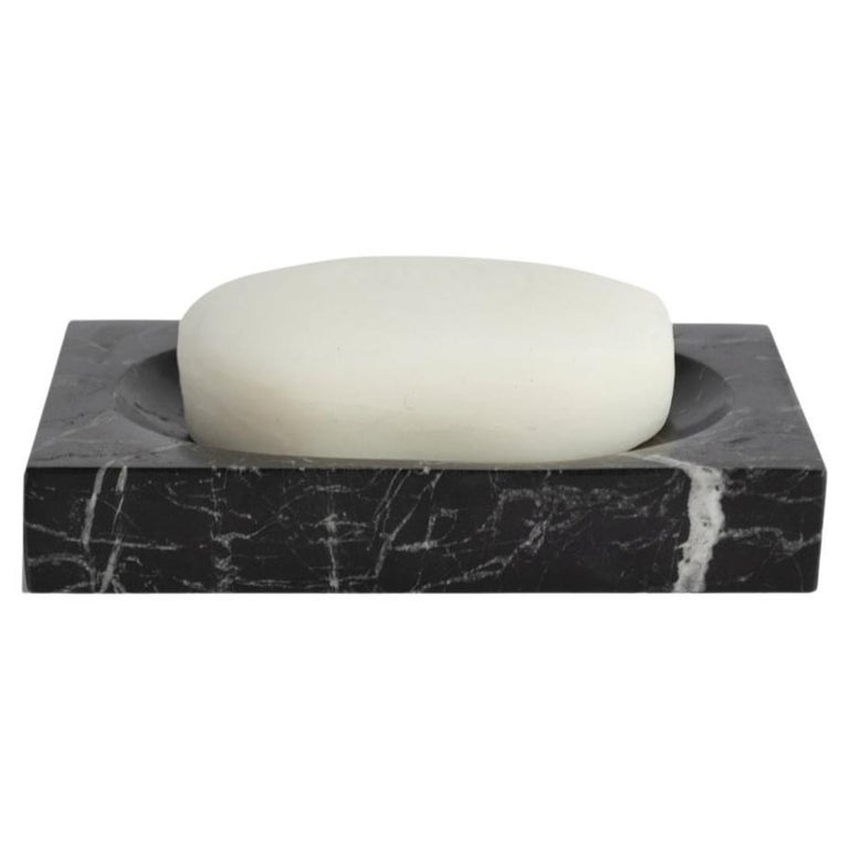 Black Marble Soap Dish For Sale at 1stDibs