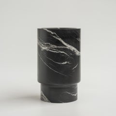 Black Marble Vase and Wine Cooler