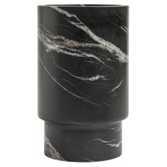 Black Marble Vase and Wine Cooler