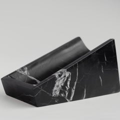 Weinflaschenständer aus schwarzem Marmor