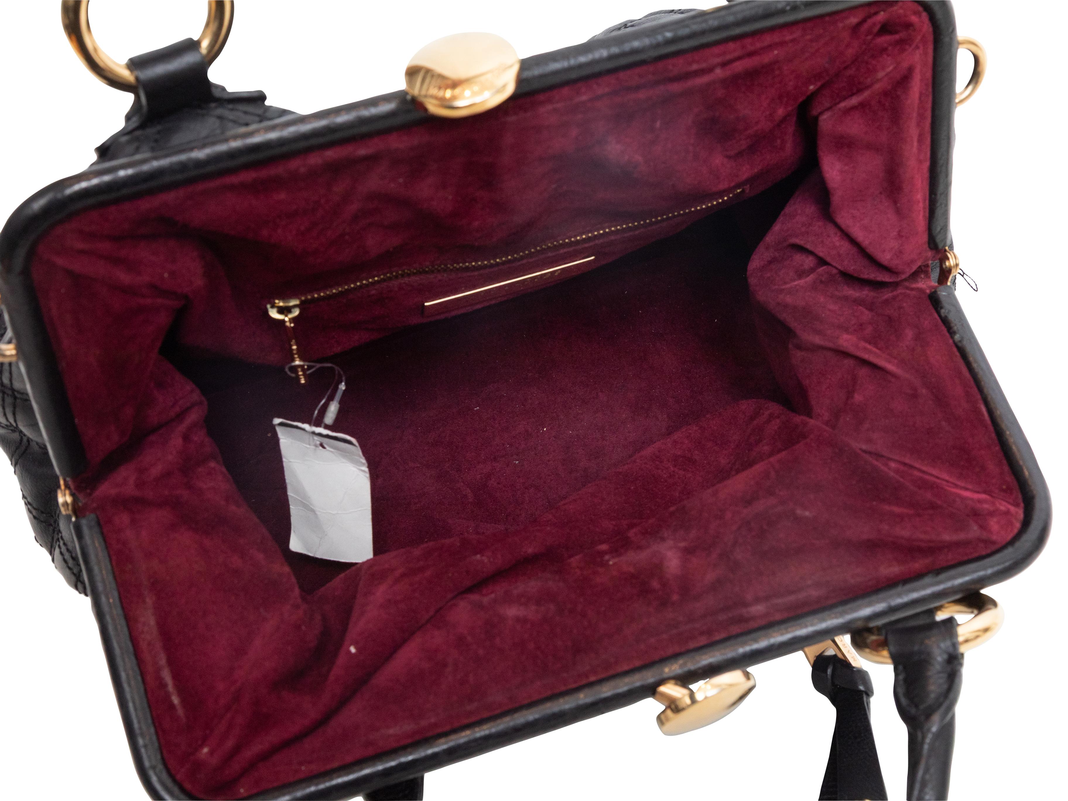 Borsetta Marc Jacobs Quilted Stam Nera in vendita 2