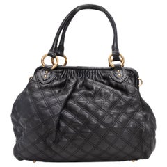 Black Marc Jacobs Quilted Stam Handbag