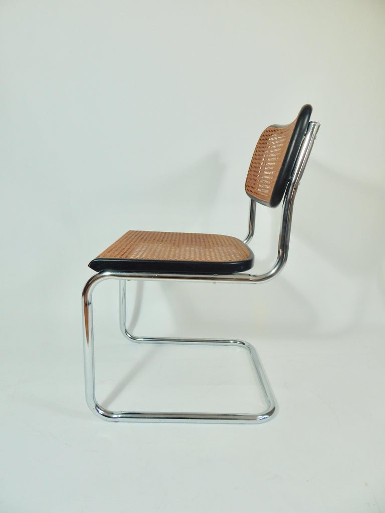 Black Marcel Breuer Cesca Chair at 1stdibs