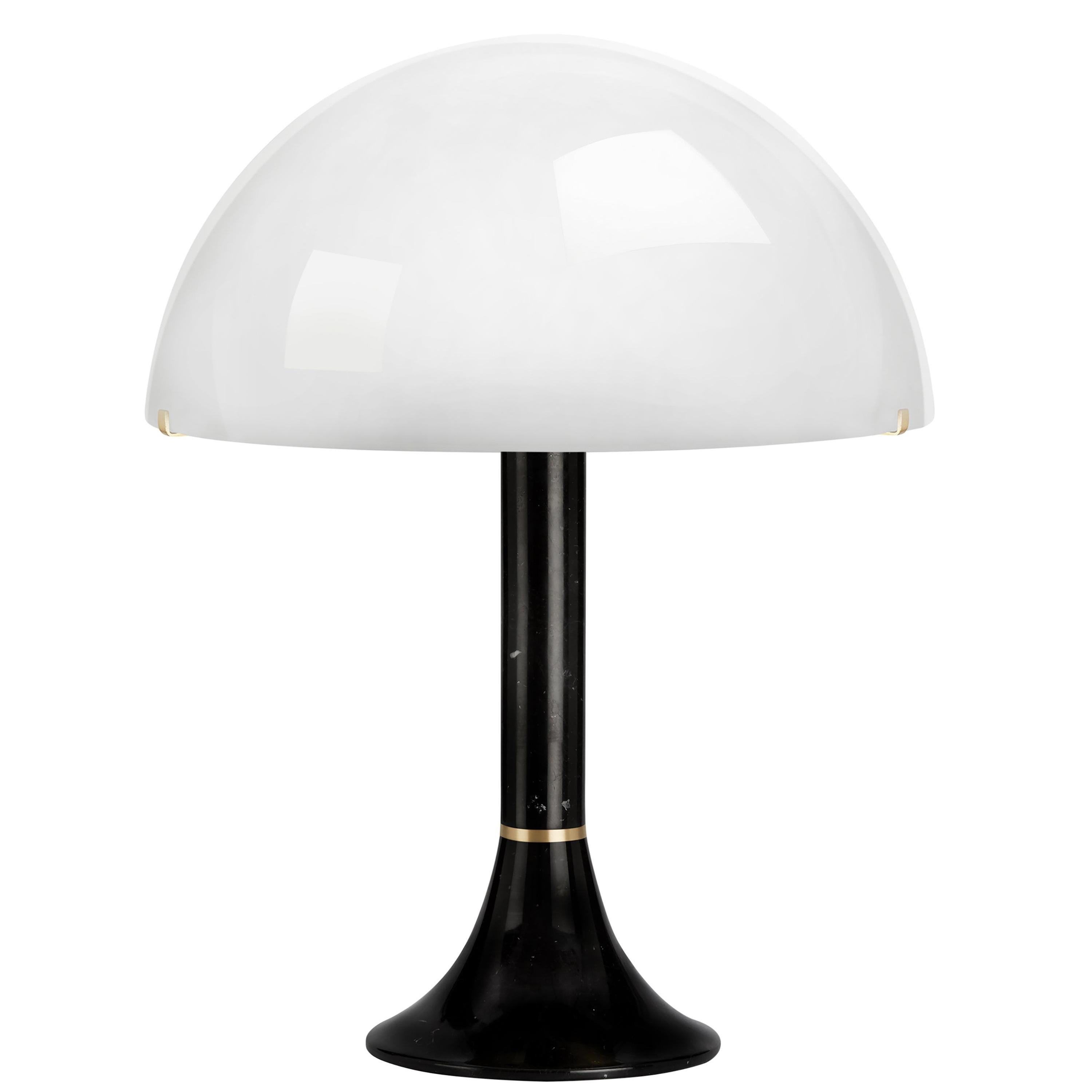 Black Marquina Marble Bloomsbury Table Lamp by CTO Lighting