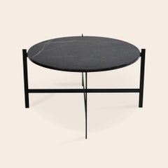 Black Marquina Marble Large Deck Table by OxDenmarq