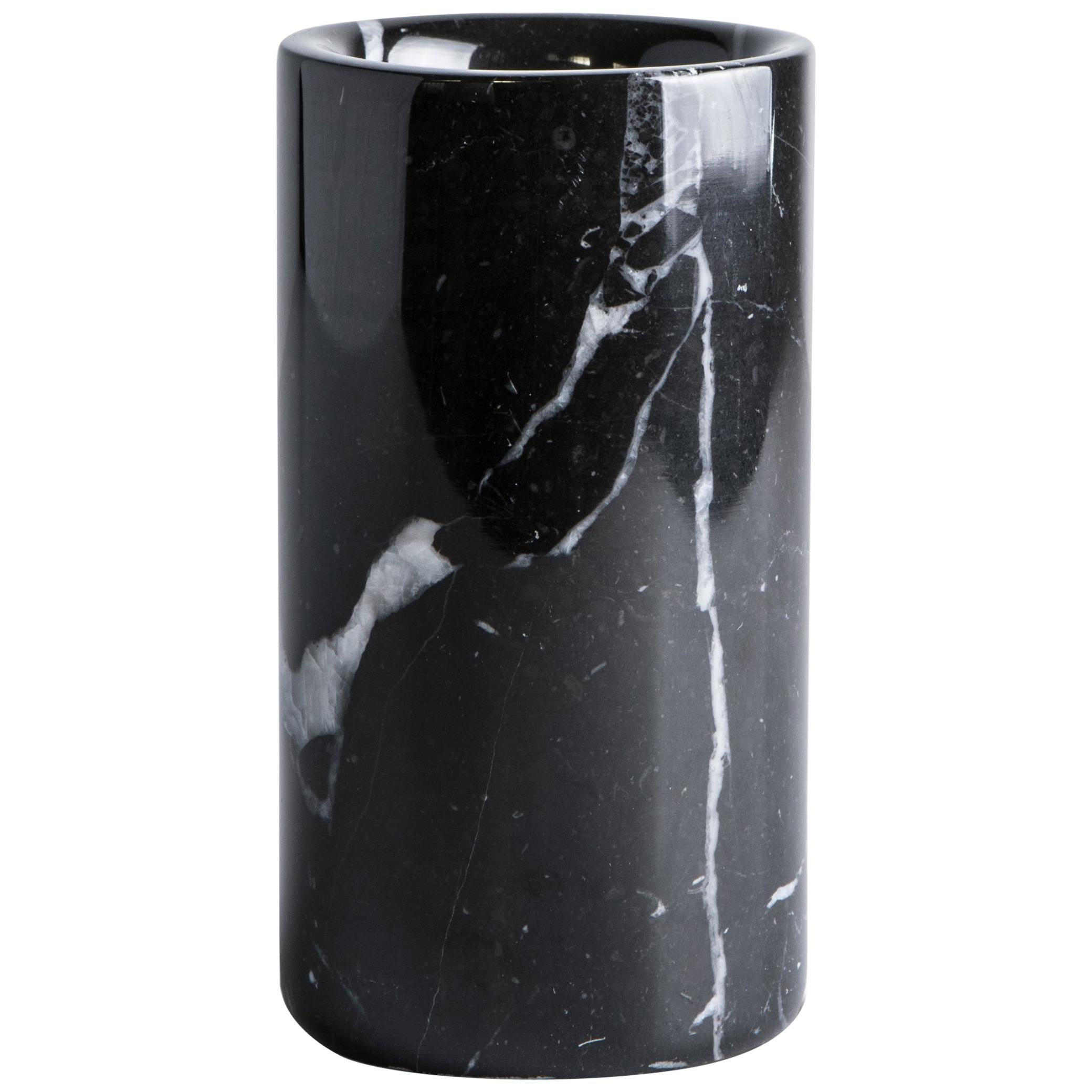 Black Marquina Marble Utensil Holder at 1stDibs black marble utensil