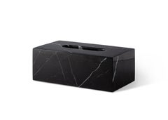 Black Marquina Rectangular Tissue Box