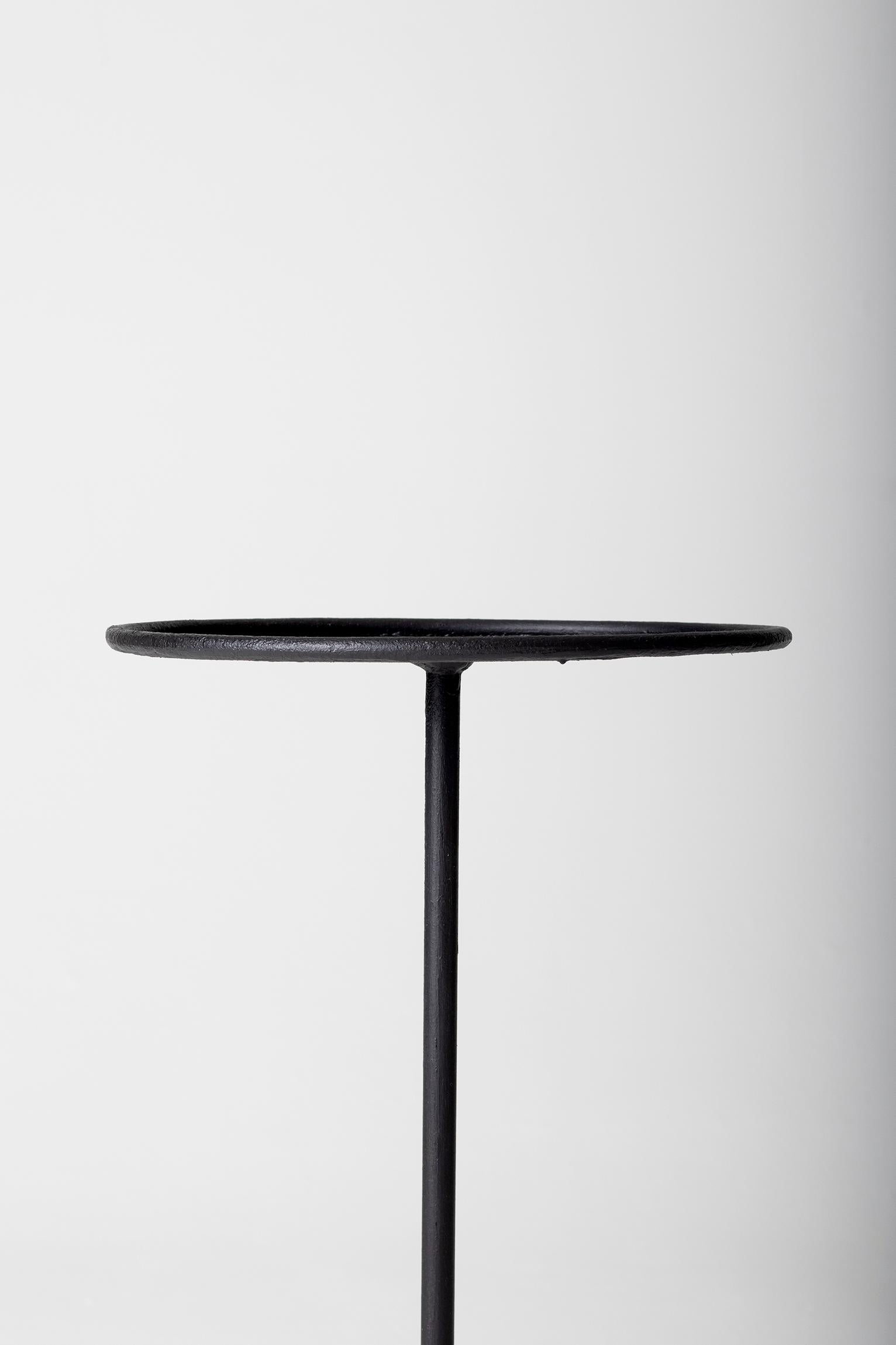 Mid-Century Modern Black Martini Table