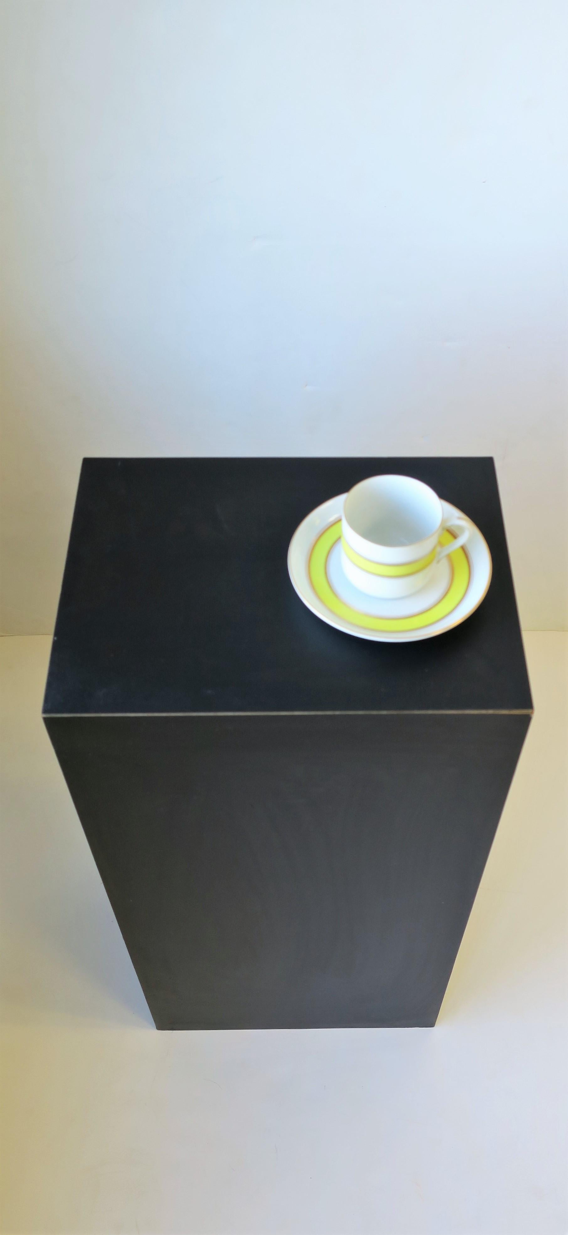 Black Pedestal Column Stand, 1990s 4