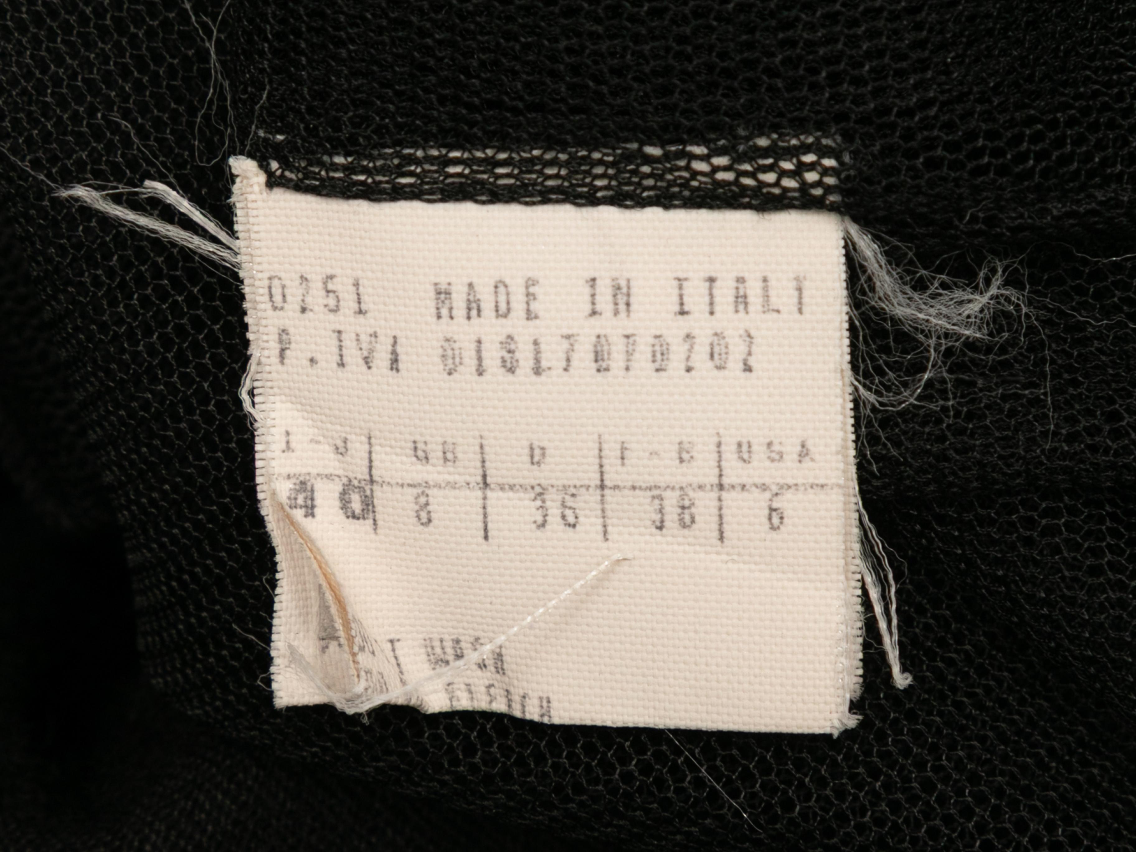 Black Maurizio Pecoraro Cashmere & Silk-Blend Sleeveless Dress Size  IT 40 For Sale 2