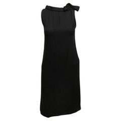 Black Maurizio Pecoraro Cashmere & Silk-Blend Sleeveless Dress Size  IT 40