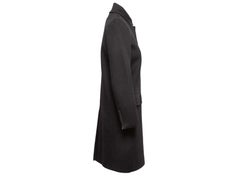 Black Max Mara Virgin Wool & Cashmere Coat