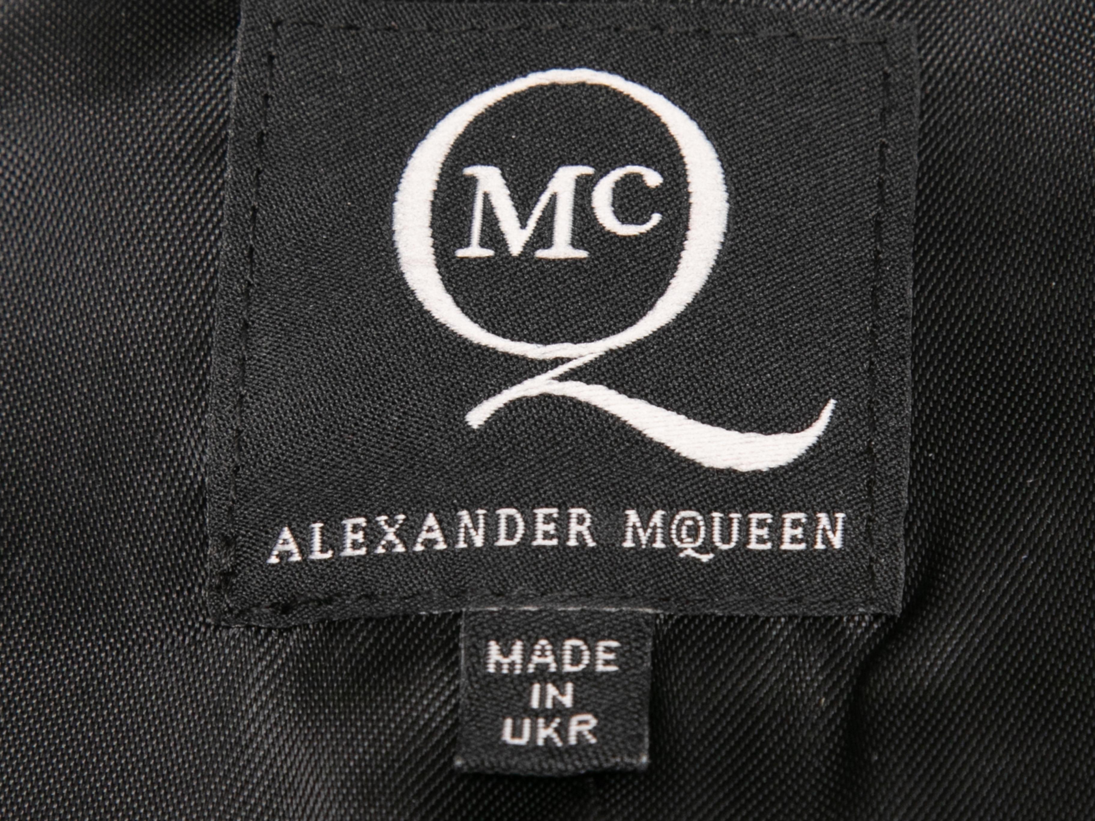 Black McQ Alexander McQueen Sleeveless Black Dress Size IT 38 In Good Condition For Sale In New York, NY