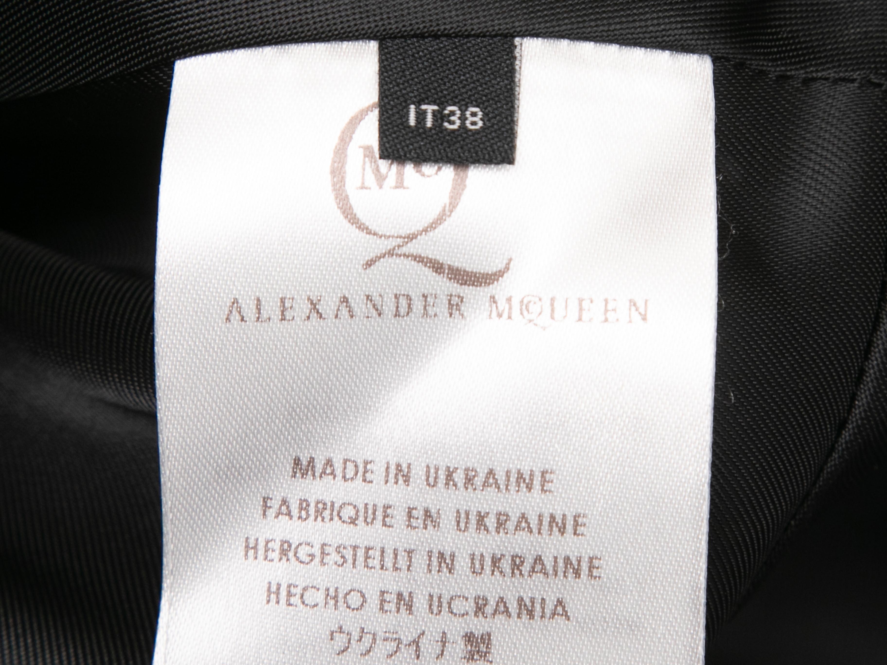 Women's Black McQ Alexander McQueen Sleeveless Black Dress Size IT 38 For Sale