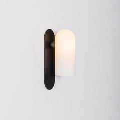 Black Medium Sconce by Schwung