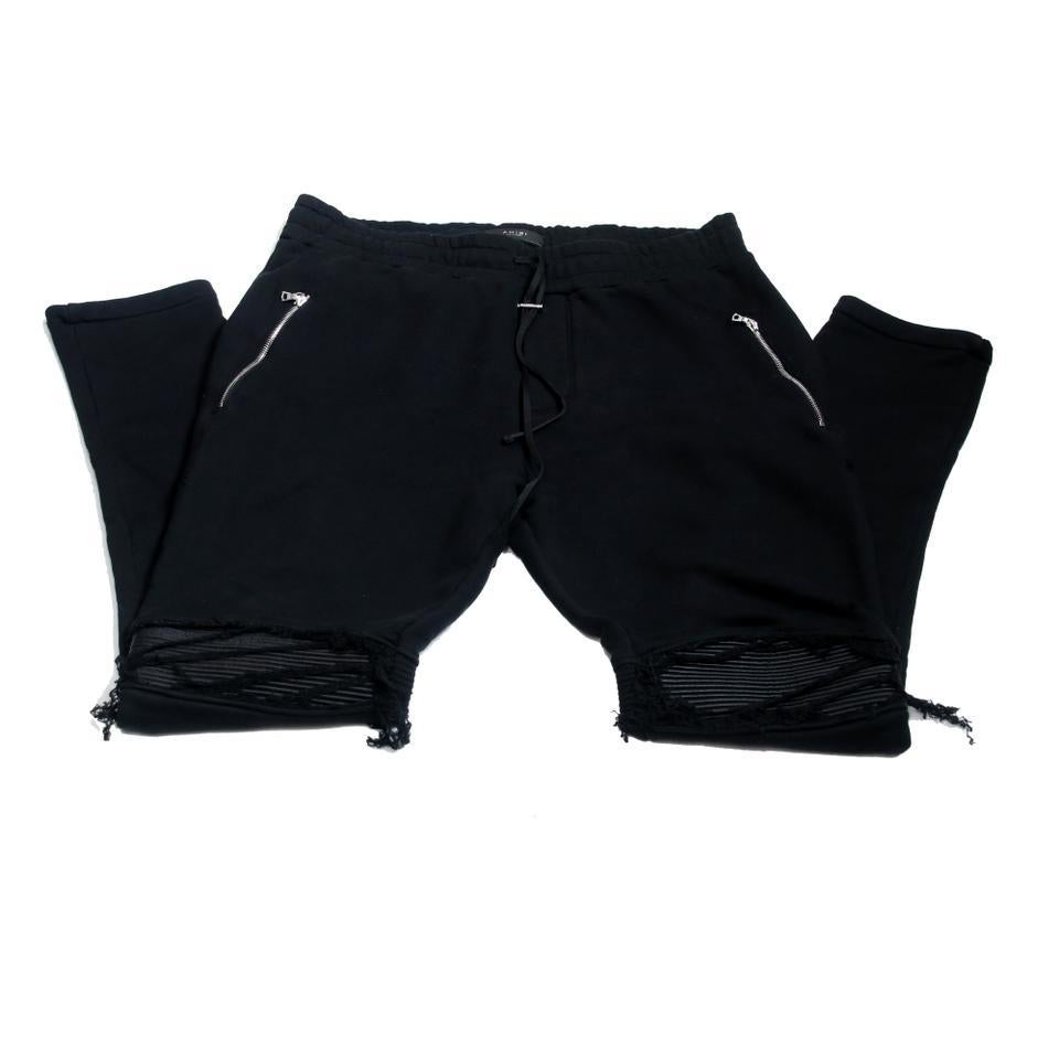 Noir Pantalon pantalon de survêtement moto noir MX1 Moto délavé pour homme en vente