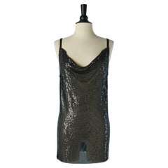 Black mesh mini dress Susana Monaco 