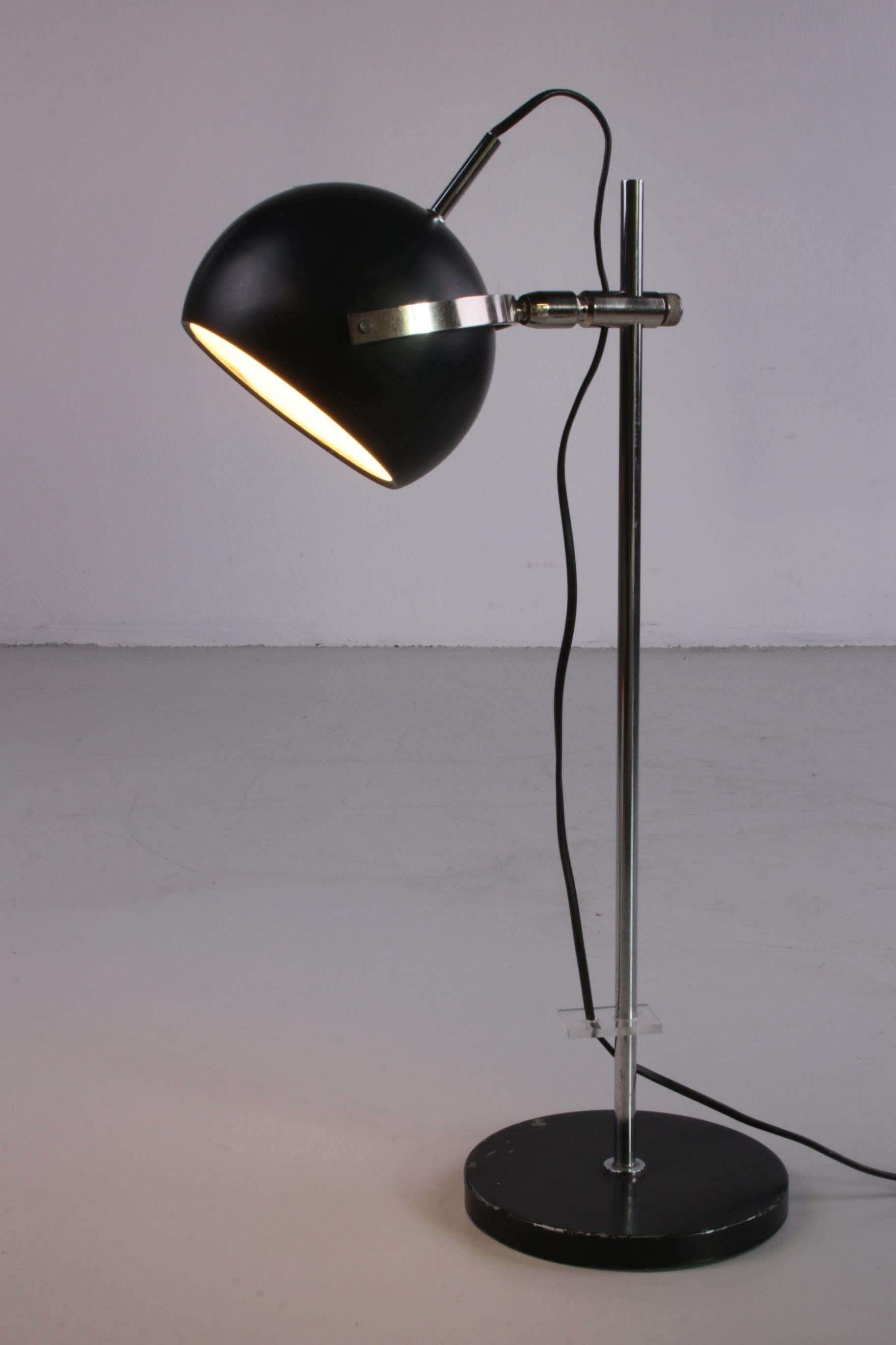 Black Metal Adjustable Desk Lamp from Denmark 4