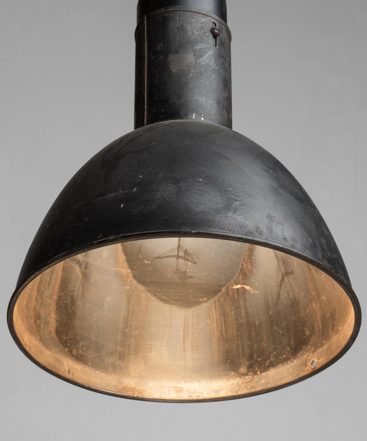 American Black Metal Industrial Pendant