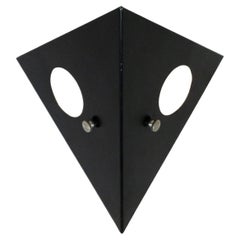 Black metal 'Night Owl' wall lamp for Raak, the Netherlands in the 1960s