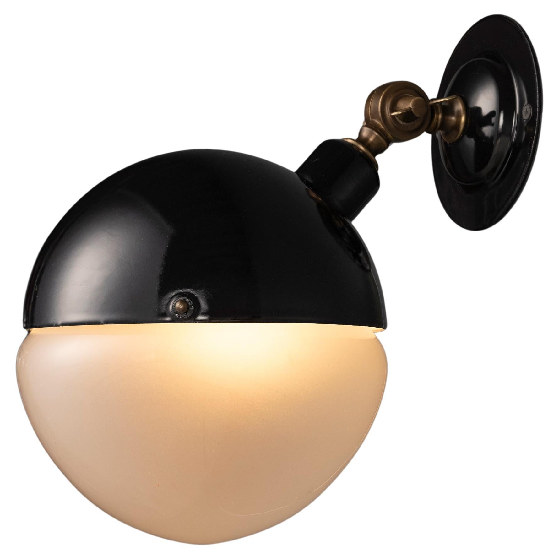 Black Metal Sconce, Made in Italy