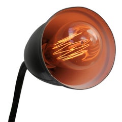 Black Metal Vintage Industrial Machinist Gooseneck Table Light