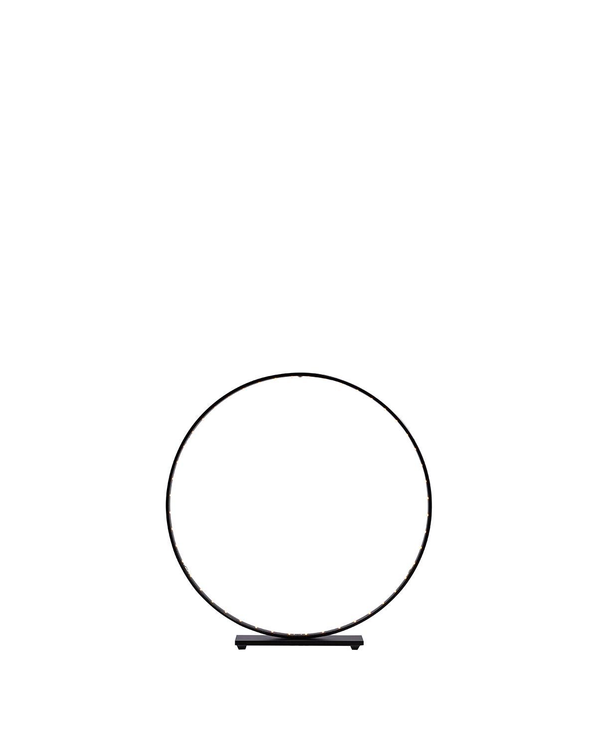 Post-Modern Black Micro Table Lamp by Le Deun Luminaires For Sale