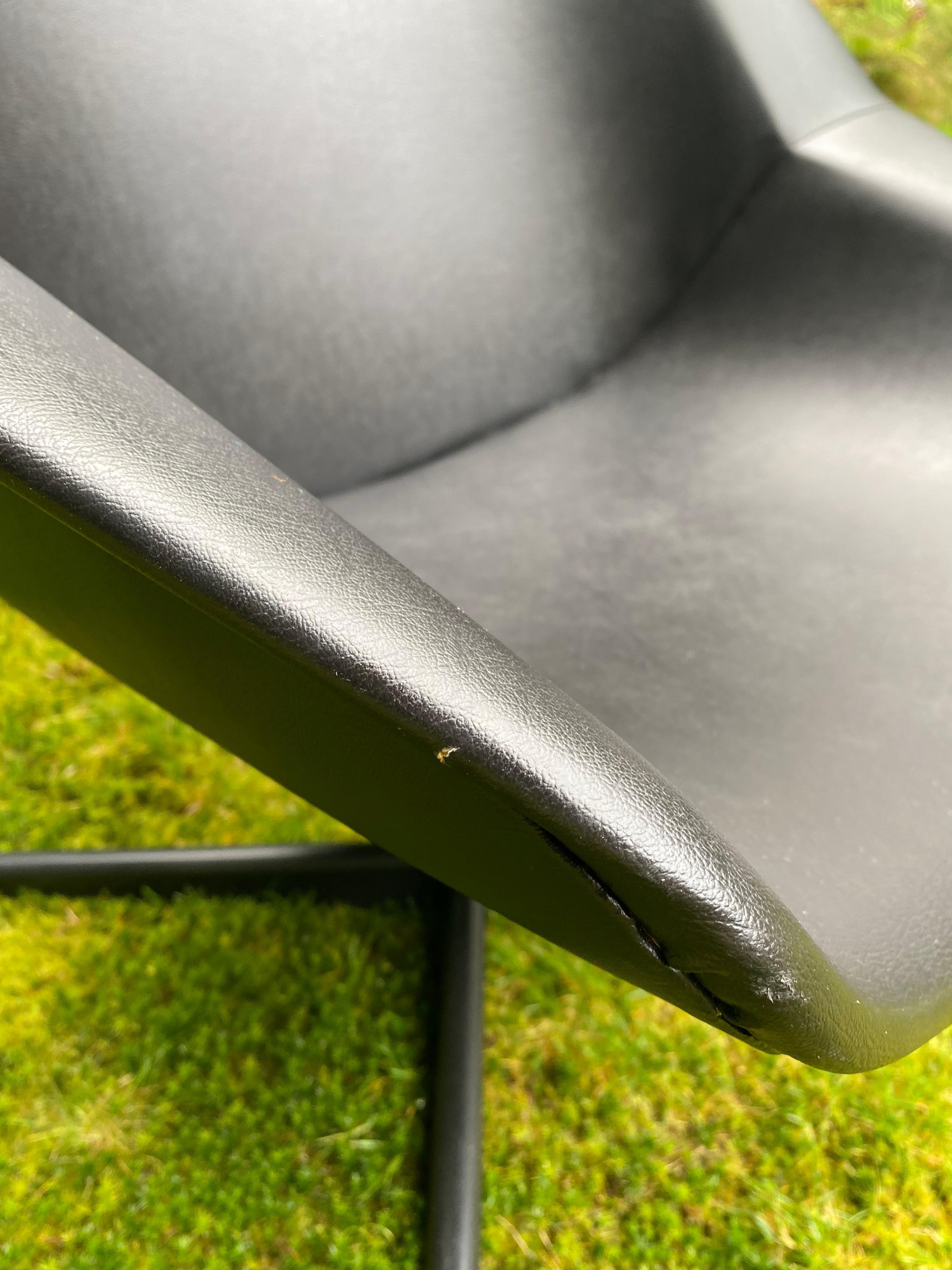 Schwarzer schwarzer Mid-Century Modern Pastoe Swivel Chair von Cees Braakman, Modell FM08 im Angebot 1