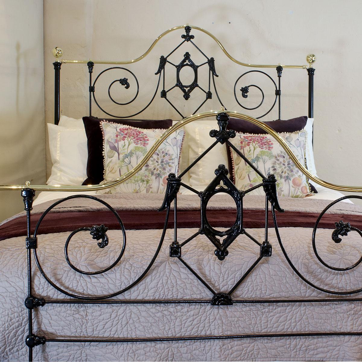 black victorian bed