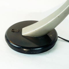 Black Midcentury Desk Lamp Boomerang 64 by Fase Madrid Spain