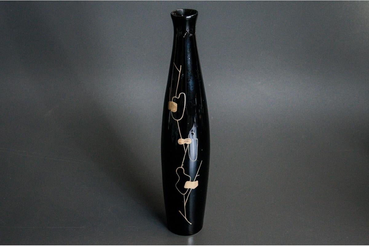Mid-Century Modern Black Midcentury Vase