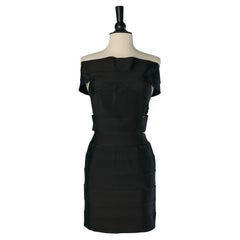 Black mini dress with cut-work ALEXANDRE VAUTHIER