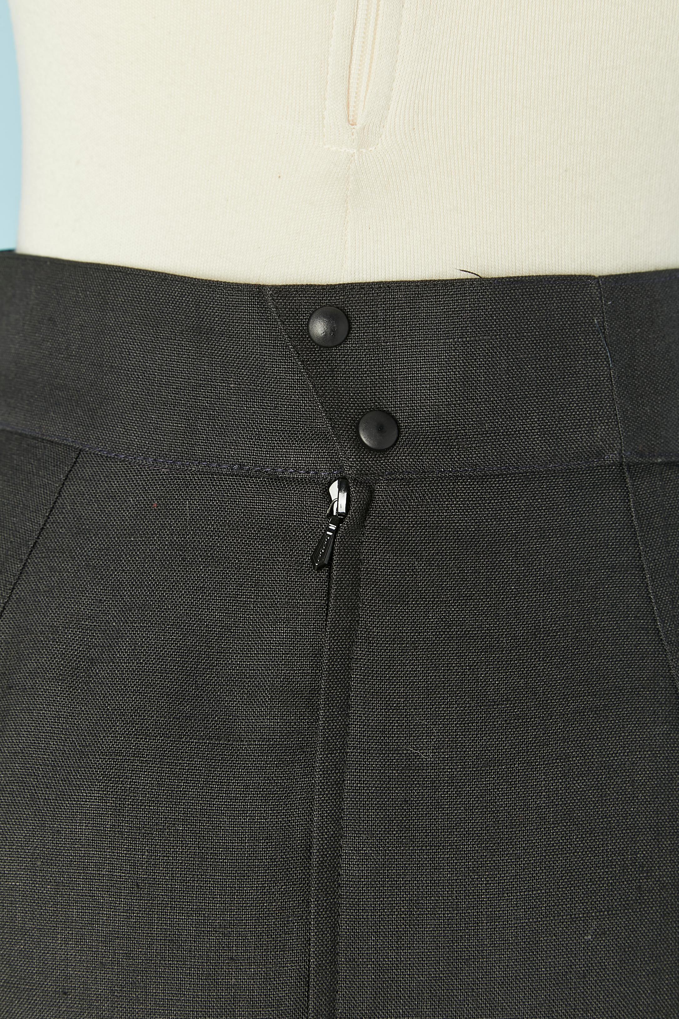 Black mini skirt THIERRY MUGLER For Sale 1
