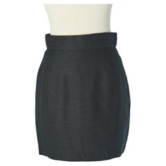 Black mini skirt THIERRY MUGLER